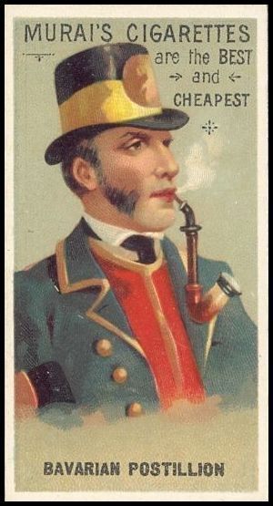 1895-1899 Murai Bros World Smokers Bavarian Postillion